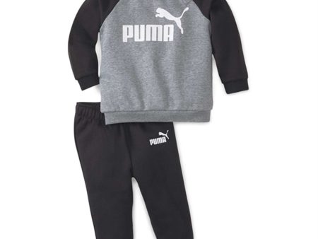 Puma Minicats Ess Raglan Jogger Set Black For Cheap