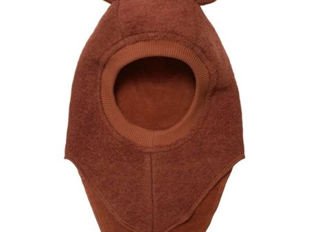 Huttelihut Wool Plush Balaclava Hat Cayenne Discount