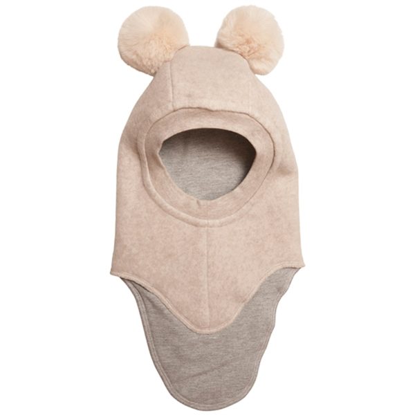 Huttelihut Cotton Big Bear Balaclava Camel Off White For Discount