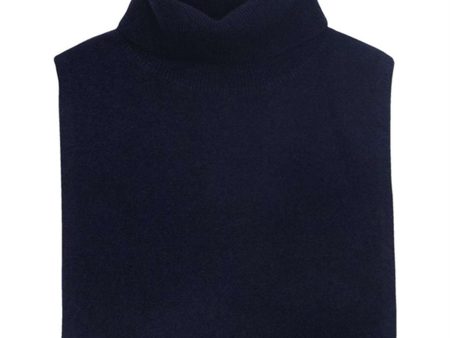 HOLMM Navy Lou Cashmere Knit Neck Cover Sale