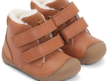 Bundgaard Petit Mid Winter Strap Prewalker Cognac WS Hot on Sale