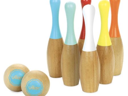 Vilac Bowling Set In Wood Fashion