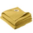 Bibs Cotton Muslin Cloth 2-pack Mustard For Sale