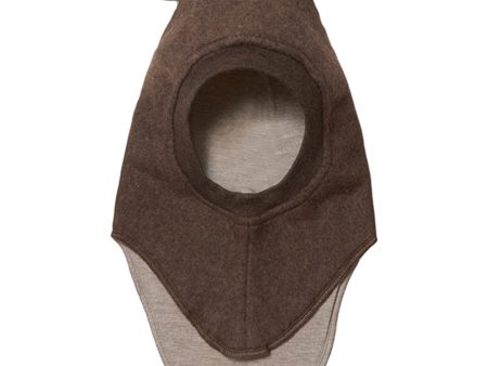 Huttelihut Plys Balaclava w. Ears Brown For Sale