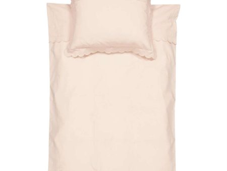 MarMar Sengetøj Baby Scallop Beige Rose For Discount