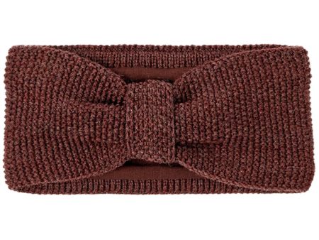 Name it Wool Deep Mahogany Rilla Knit Headband Online