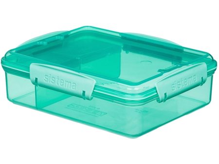 Sistema Snack Attack Duo Lunch Box 975 ml Teal Hot on Sale