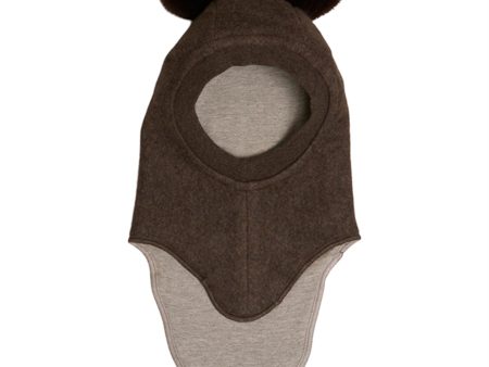 Huttelihut Cotton Big Bear Balaclava Brown Hot on Sale