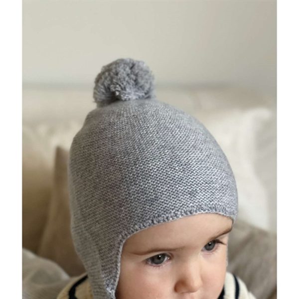 HOLMM Oxford Pom Pom Cashmere Knit Hat Hot on Sale