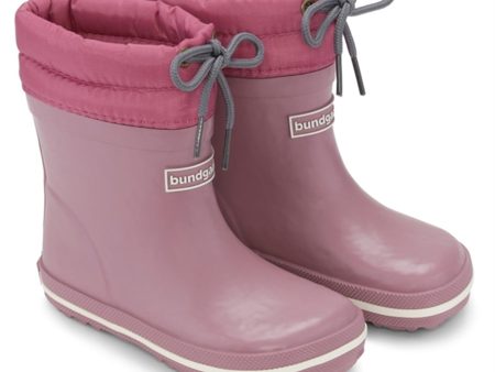 Bundgaard Cirro Low Warm Rubber Boots Dark Rose Online Sale