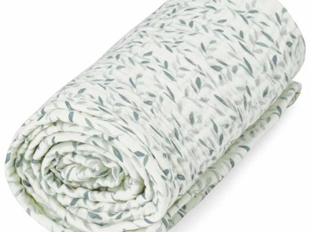 Cam Cam Copenhagen Baby Muslin Blanket Green Leaves Discount