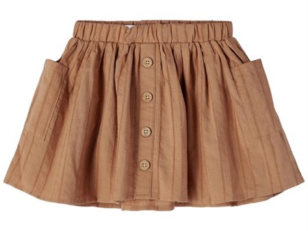 Lil  Atelier Mocha Mousse Hunja Skirt Online