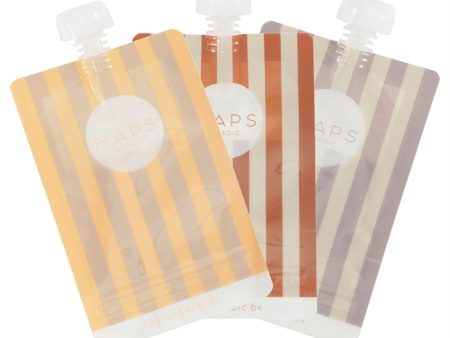 Haps Nordic Smoothie Bags 3-pack Marine Stripe Warm For Cheap