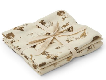 That s Mine Muslin Cloths 2-pack Dino Jungle Supply