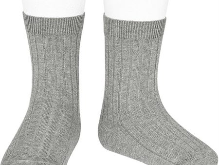 Cóndor Socks Basic Rib Aluminium Online Hot Sale