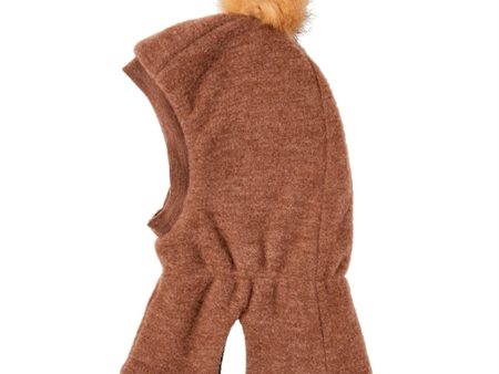 Name it Mino Wool Balaclava w Fleece Carob Brown For Cheap