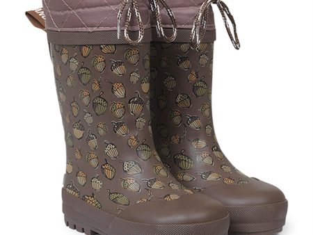 Angulus Thermo Rubber Boots Acorn Print For Discount