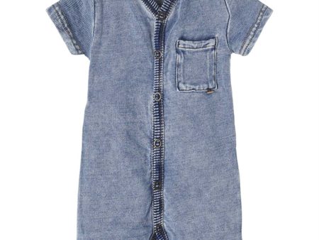 Name It Medium Blue Denim Shorts Suit Hot on Sale