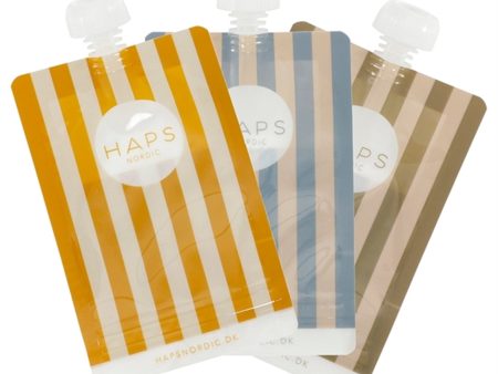 Haps Nordic Smoothie Bags 3-pack Marine Stripe Cold Cheap