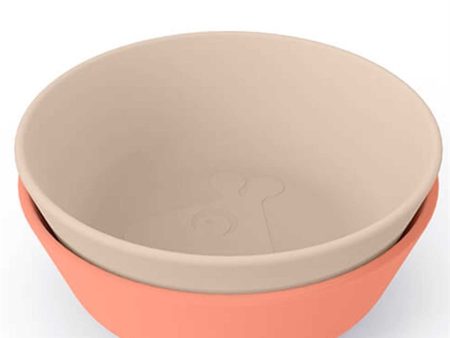 Done by Deer Kiddish Bowl 2-pack Raffi Sand Coral Hot on Sale