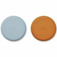 Liewood Gordon Silicone Plate 2-pack Mr Bear Sea Blue Mustard Mix Discount