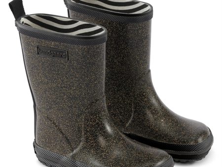 Bundgaard Charly High Rubber Boot Black Sky Hot on Sale