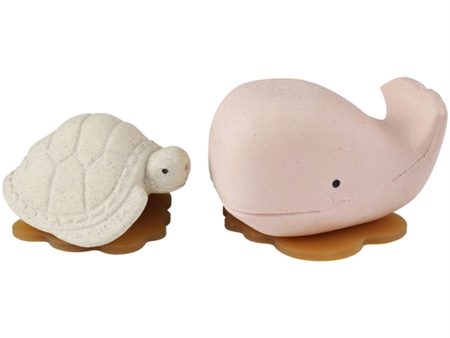 Hevea Squeeze & Splash Whale and Turtle Pink Set Online Sale