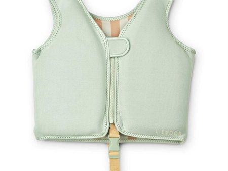 Liewood Dove Swim Vest Whale Dusty Mint Multi Mix For Sale