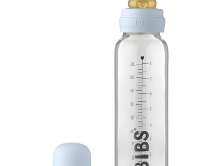 Bibs Baby Glass Bottle Complete Set Baby Blue 225 ml Discount