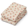 Liewood Lewis Muslin Cloth 2-pack Floral Sea Shell Supply