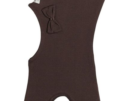 Racing Kids Top Balaclava Bow 1-layer Chocolate Brown on Sale