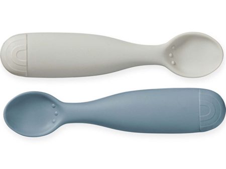 Cam Cam Copenhagen Silicone Spoons 2- pack Rainbow Midnight Mix For Discount