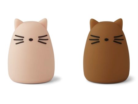 Liewood Callie Night Light 2-pack Cat Rose Golden Caramel Online Hot Sale