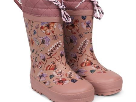 Angulus Thermo Rubber Boots Butterfly Print Online now