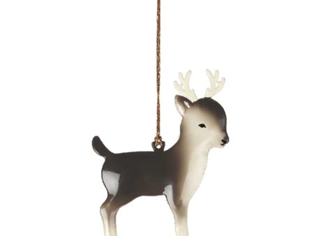 Maileg Christmas Ornament Bambi Grey For Discount