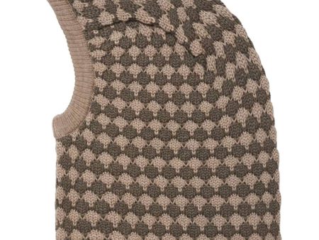 Huttelihut Wool Vejly Balaclava Camel Brown on Sale