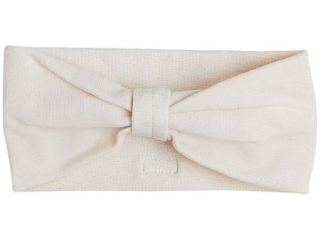 Racing Kids Headband Bow Eggshell Online now