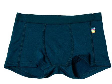 Joha Wool Dark Blue Boxershorts Hot on Sale