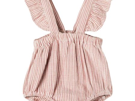 Name it Apple Butter Fesille Romper Online now