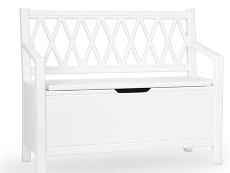 Cam Cam Copenhagen Harlequin Kids Storage Bench White Online