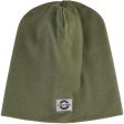 Mikk-Line Beanie Cotton Dusty Olive Online Sale