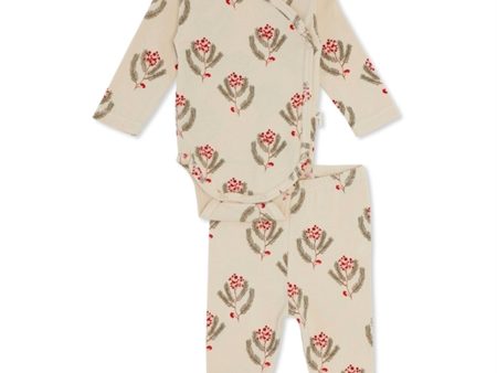 Konges Sløjd Christmas Newborn Set Christmas Vintage Flower Hot on Sale