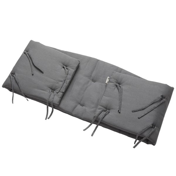 Leander Quilted Bed Bumper Cool Grey For Cheap