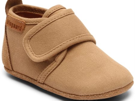 Bisgaard Baby Cotton Home Shoe Camel Supply