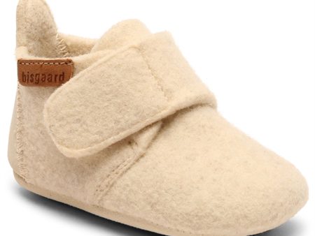 Bisgaard Baby Wool Home Shoe Creme Hot on Sale