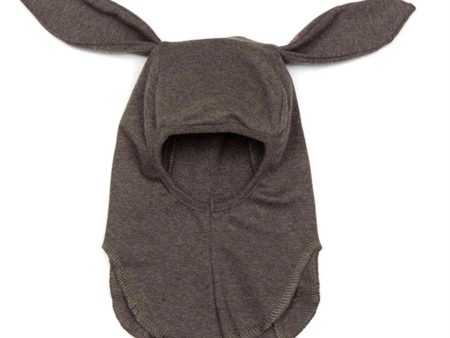 Huttelihut Babybun Balaclava w. Rabbit Ears Brown Discount