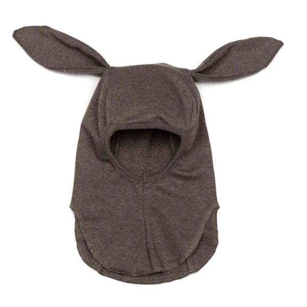 Huttelihut Babybun Balaclava w. Rabbit Ears Brown Discount