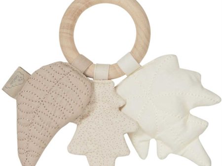 Cam Cam Copenhagen Leaves Rattle Mix Natural For Discount