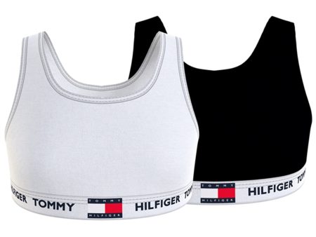 Tommy Hilfiger Bralette 2-pack White Black For Discount