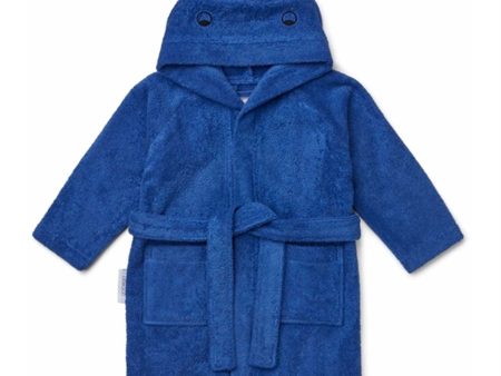 Liewood Lily Bathrobe Dino Surf Blue on Sale